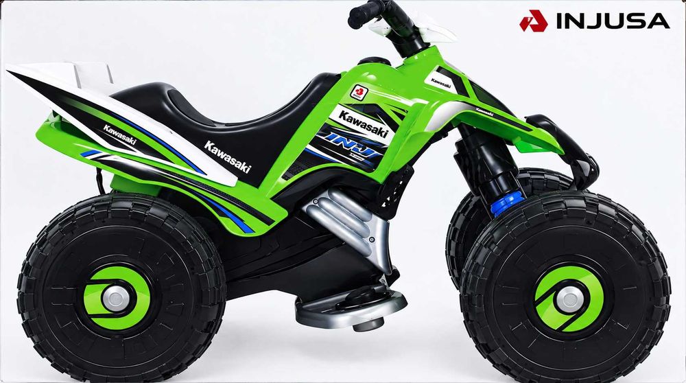 Moto 4 Elétrica (quadriciclo criança) - Kawasaki - Injusa