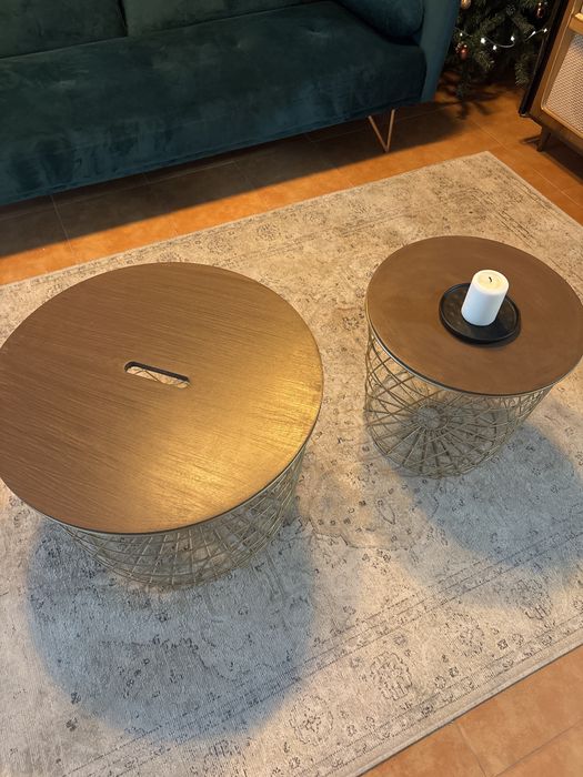 Mesas de centro/apoio - com arrumacao