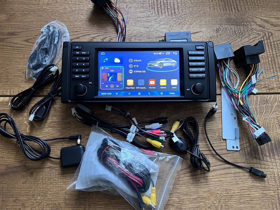 Магнітола Android 8 ядер Sim 4g Gps Car Play BMW X5 E53 E39 E38