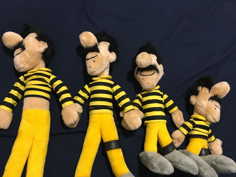 peluche os Irmão DALTON da banda desenhada Lucky Luke novos a estrear