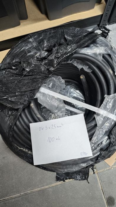Kabel warsztatowy 5x2,5mm - 100mb