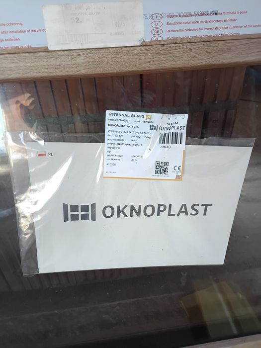 Okno nowe oknoplast 2 skrzydłowe