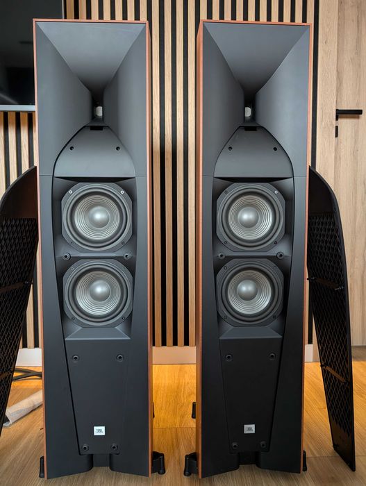 JBL 580 Studio, wiśnia, komplet