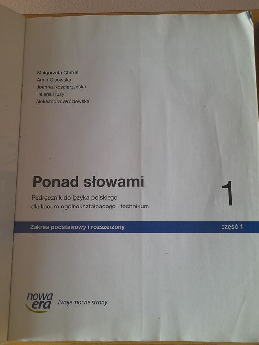 Język Polski kl.1 technikum