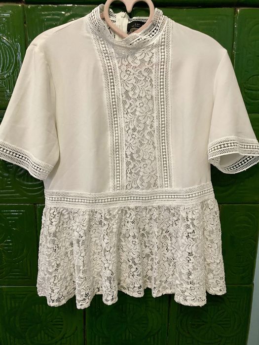 Блузка ZARA 44 S дуже коасива мережево Зара