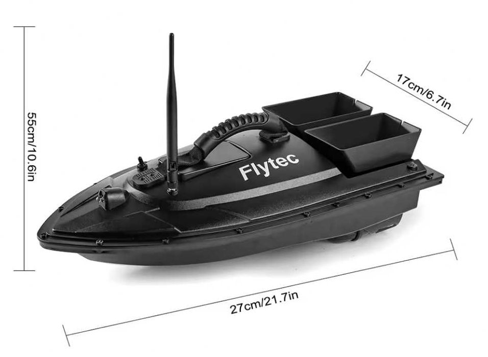 Zdalnie Sterowana Łódź Zanętowa Flytec Fishing Bait Boat 500m Zasięgu