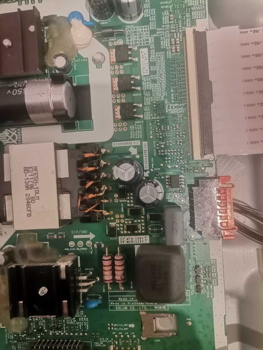 TV 55 Samsung crystal UHD para peças