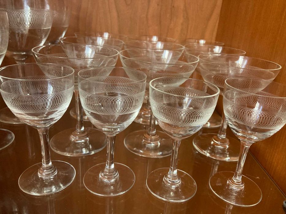 Copos Altos Gravados (Champanhe, Licor, Vinho, Água)