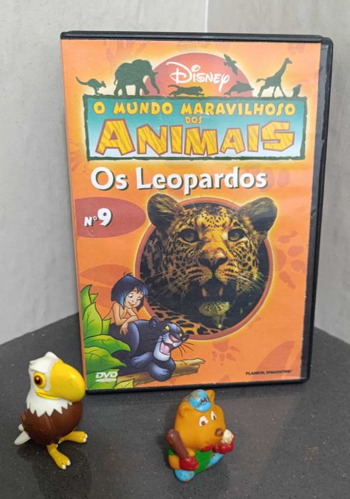 Bonecos Animais 2 peças - Medidas aprox. 7 cm + Oferta 4 DVD da Disney