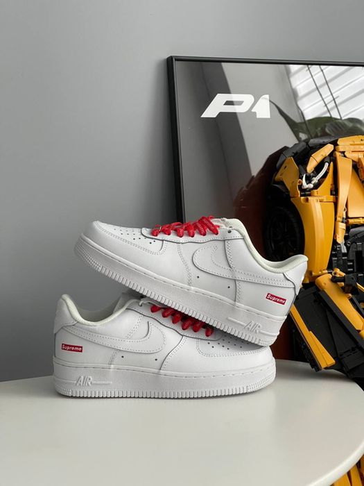 Кросівки Nike Air Force 1 Low Supreme White | 36-45 Нові