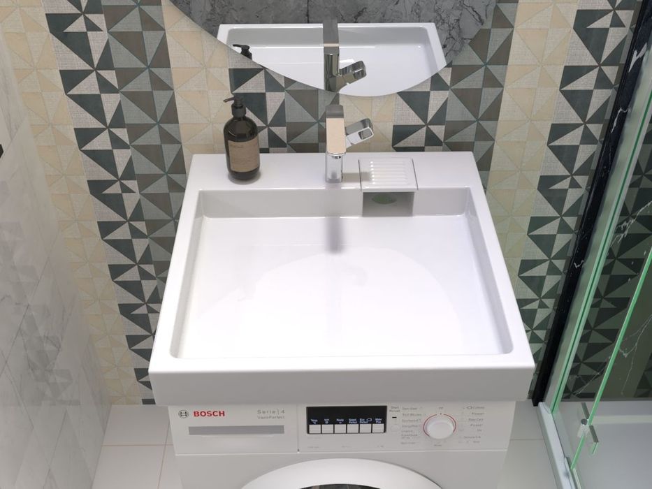 Умивальник 60*60 на пральну машину DEYMOS