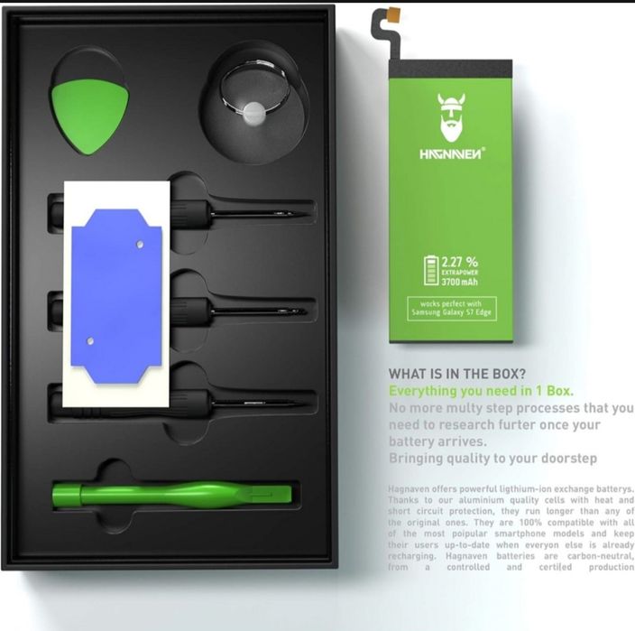 HAGNAVEN bateria akumulator do Samsung Galaxy S7 EDGE – 3700mAh