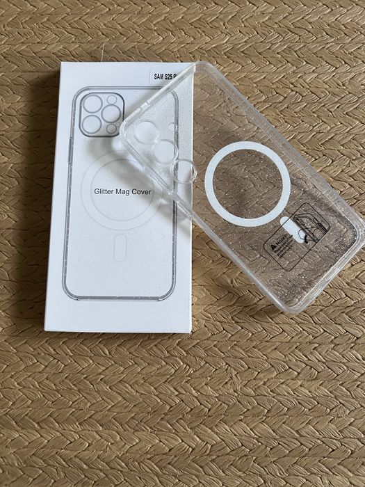 Etui Clear brokat do Samsung Galaxy S25Plus/ MagSafe + szkłoGratis nowe