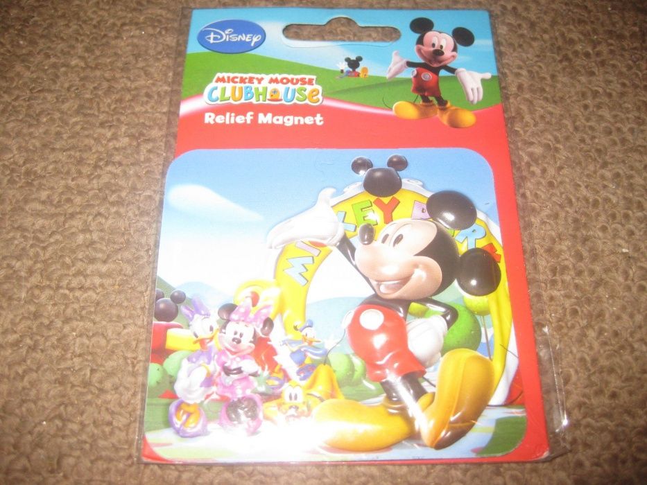 Pack de Stickers 3D e um Íman do Mickey Mouse/Novos e Embalados!