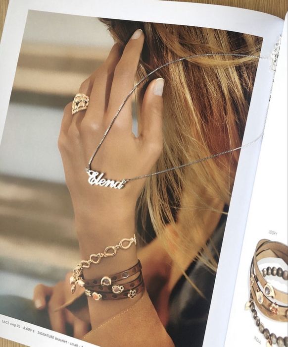 Підвіс із срібла з іменем в подарунковій упаковці