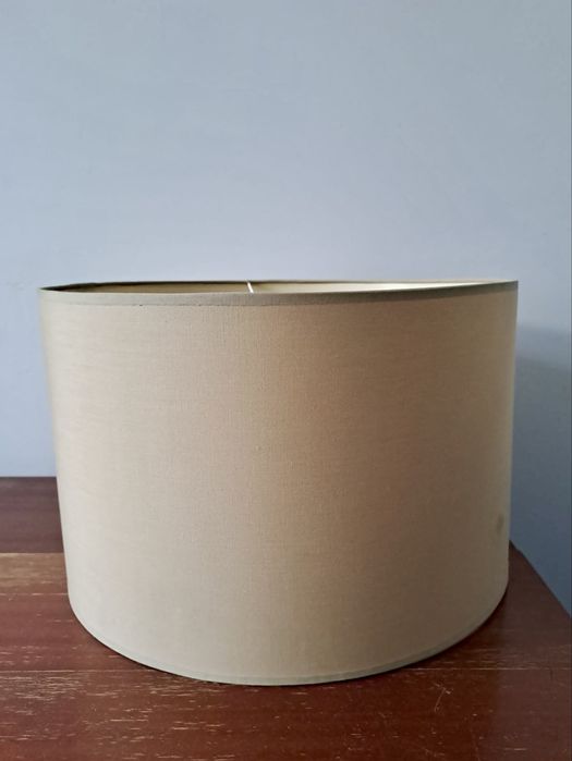 Abażur klosz na lampę ecru / jasny beż, średnica 40cm