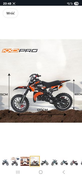 Mini Cross KXD Pocket Bike Automat 49 cc, 50 cc
