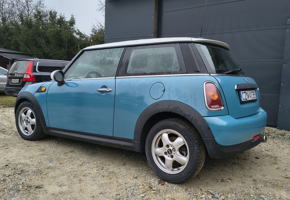 Mini Cooper 1.6 ,benz,uszkodzony silnik.