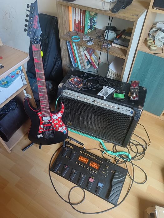 Ibanez grg250dx + sprzęt