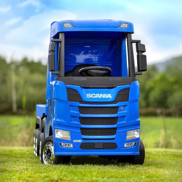 Tir na akumulator dla dzieci SCANIA 4x4 + LAWETA autko elektryczne