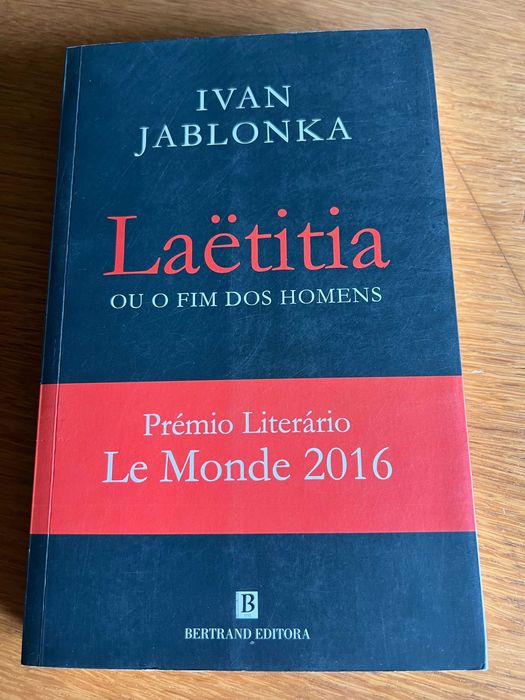 Laetitia ou o Fim dos Homens    IVAN JABLONKA