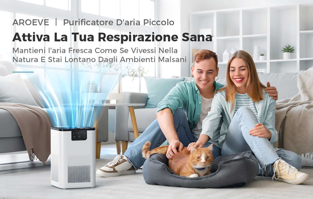 Oczyszczacz powietrza z filtrem HEPA H13 z funkcją aromaterapii