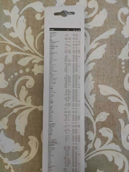 Escovas limpa-vidros para carro