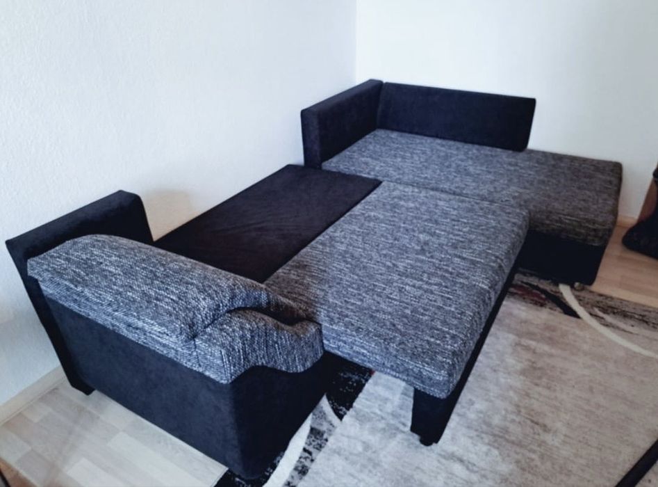 Narożnik rozkładany z funkcją spania kanapa sofa transport