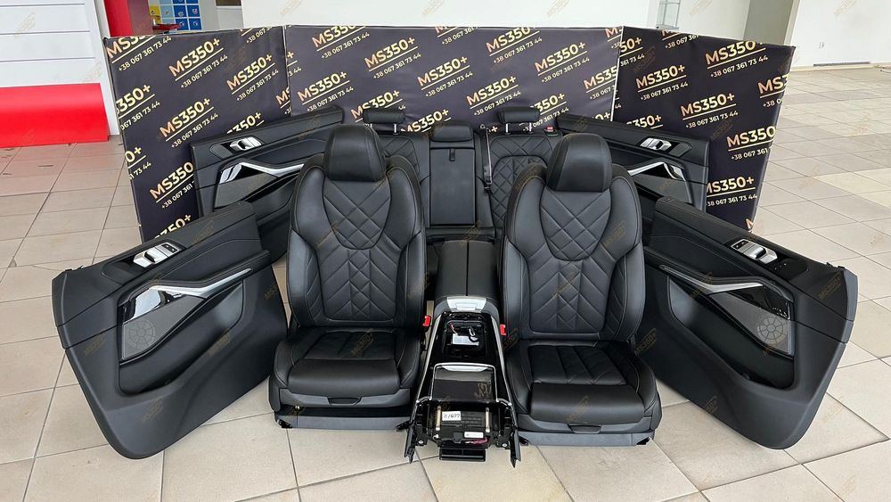 Салон BMW X5 G05 комплект сидіння бмв х5 г05 шрот 52105A443C7