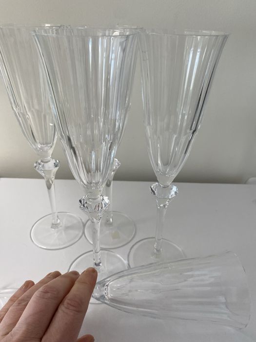 Conjunto 5 Copos de Champanhe | Cristal d’Arques