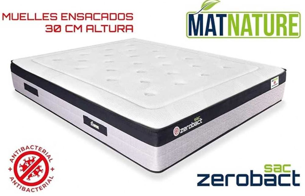 Colchão viscoelástica com molas 180x200 Memory Foam with Springs