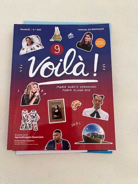"Voilá! 9" - Francês - 9º ano – NOVO - PROJECTO PROFESSOR
