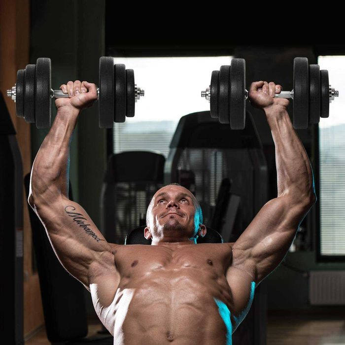 Conjunto pesos de fitness 40 kg , 2 unidades