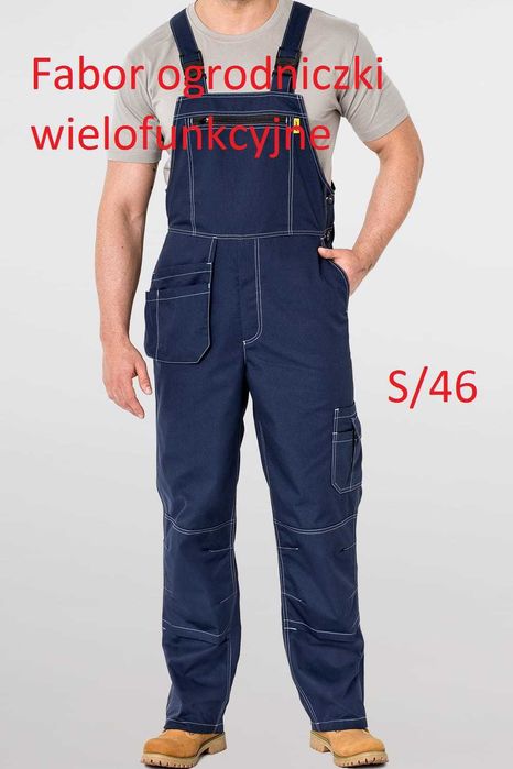 Ogrodniczki robocze wielofunkcyjne FABOR SRLW-FAW2 granatowe roz. S/46