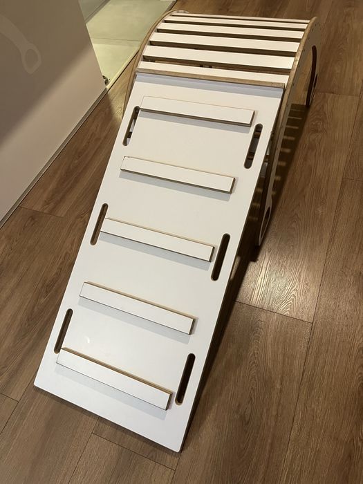 Tupti wood duzy bujak + duza zjezdzalnia montessori