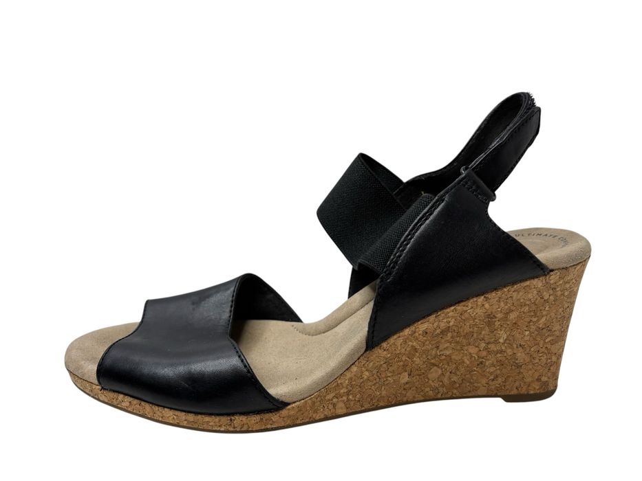 Sandaly skorzane na koturnie Clarks rozmiar 41