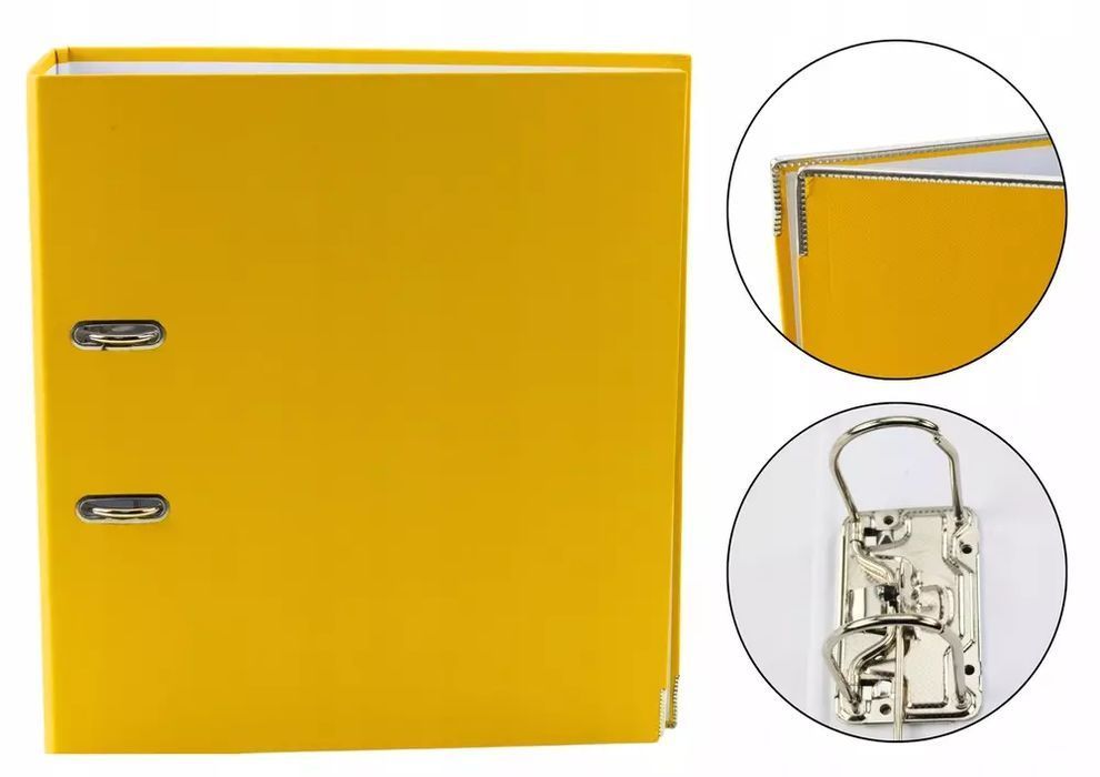 Segregator Na Dokumenty A4/75Mm Żółty. Nowy Produkt