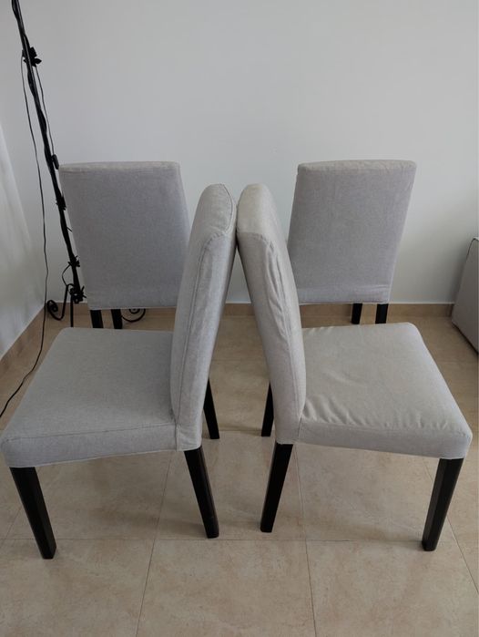 4 Cadeiras jantar IKEA Bergmund