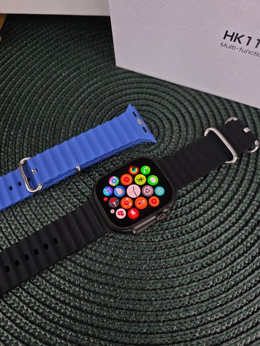 Smartwatch HK Ultra3 – NOWOŚĆ 2025, AMOLED 2,12” • 2 paski • NOWY