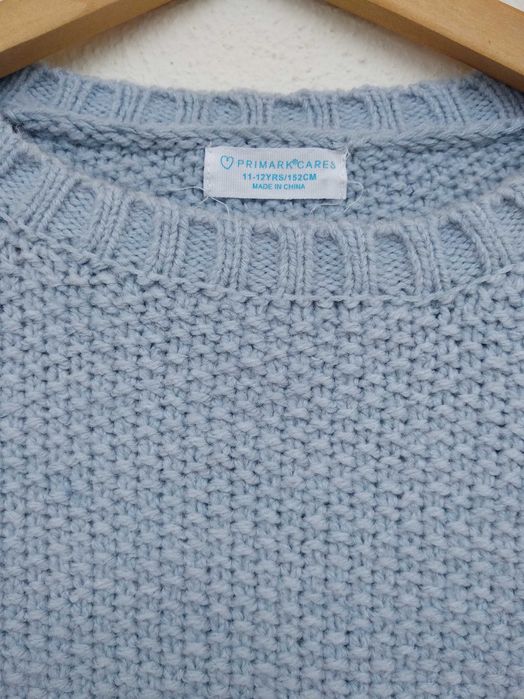 Camisola de Malha Azul Criança 11-12 Anos