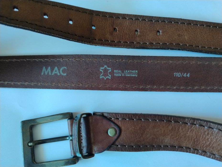 Ремінь  шкіряний  МАК