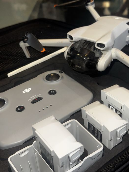 Dji mini 3 + 3 baterias + filtros de lente protector se helices