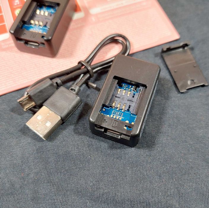 Миниатюрный GPS (GSM) гпс трекер - микрофон, диктофон, ГЕО метка карта