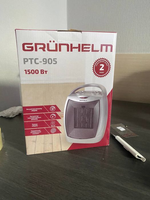 Тепловентилятор керамічний Grunhelm