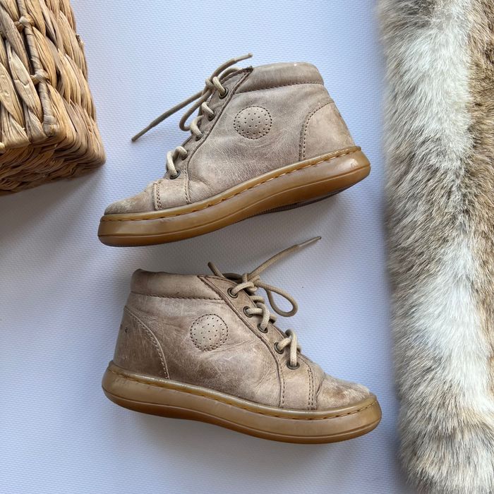 Дитяче взуття 21, 23 розмір шкіряні  ботинки кеди гумачки