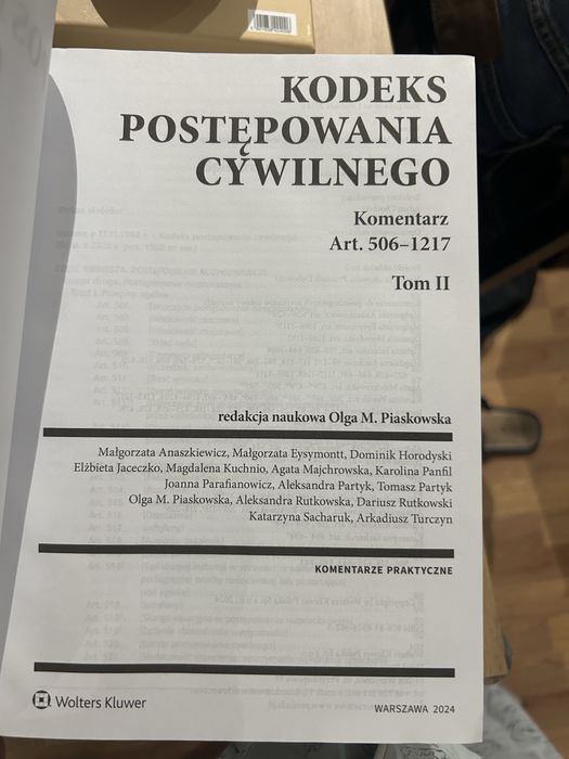 Komentarz Kpc rok wyd 2024 dwa tomy