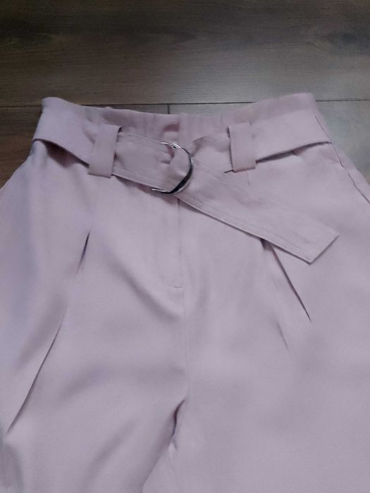 Spodnie damskie New Look pudrowy róż