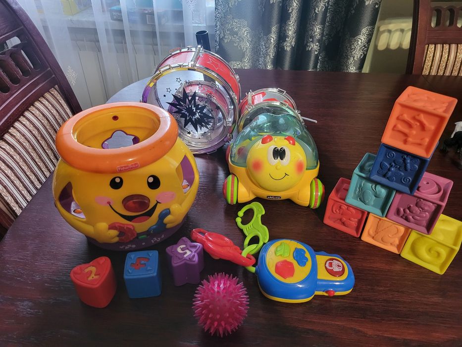 Klocki gumowe interaktywne zabawkii