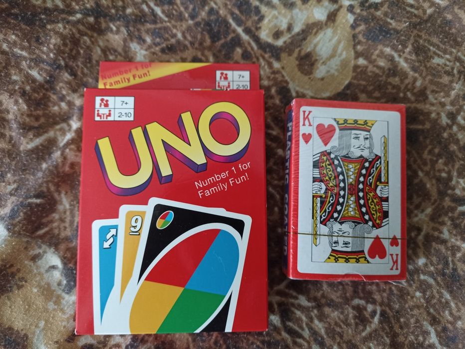 Uno + колода карт
