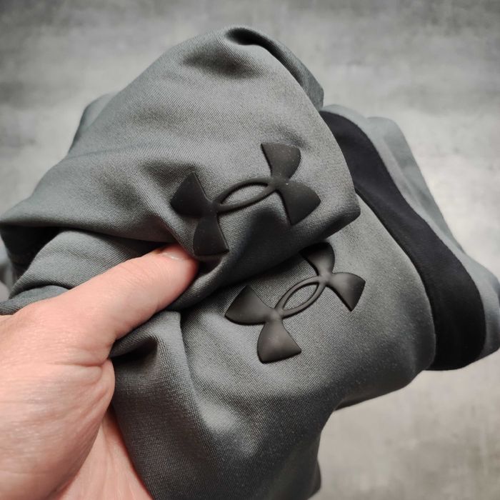 MĘSKI Zestaw Komplet PREMIUM Sportowy Under Armour Szary Logo Siłownia